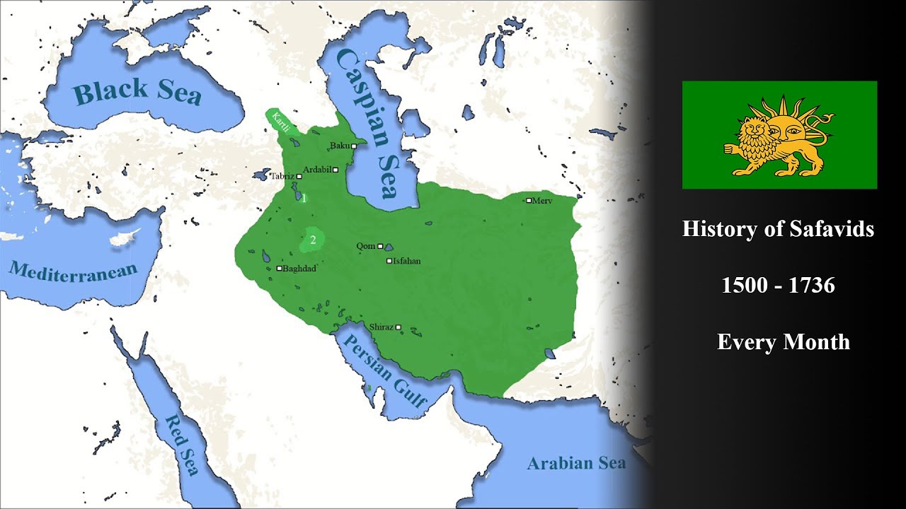 History of Safavid Empire (1500 - 1736) | Every Month