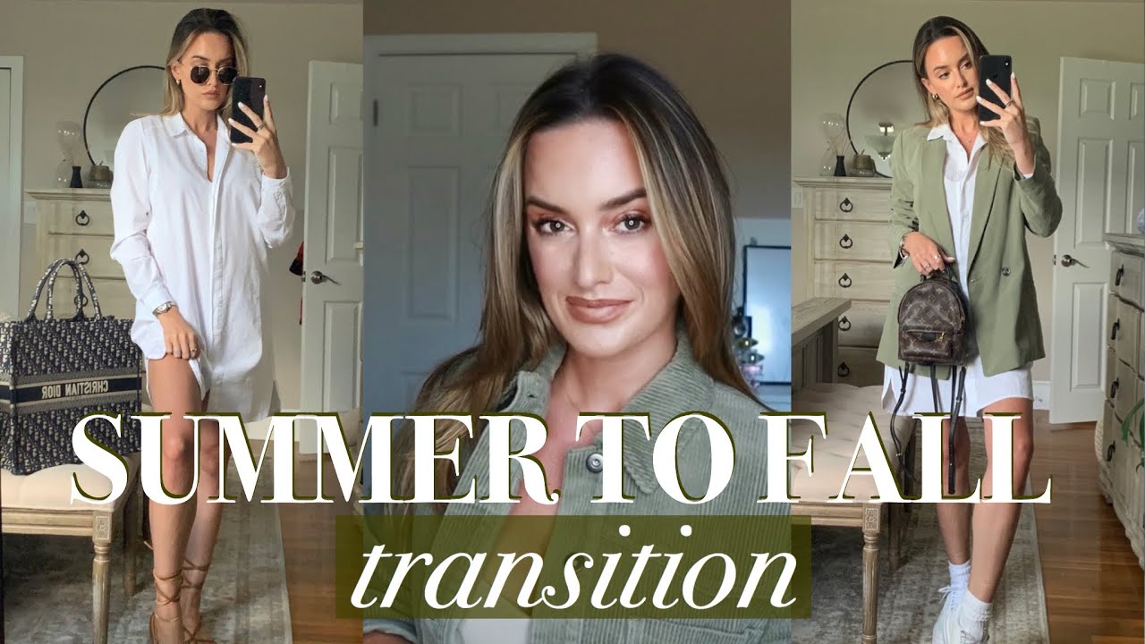 HOW TO TRANSITION YOUR SUMMER PIECES INTO FALL