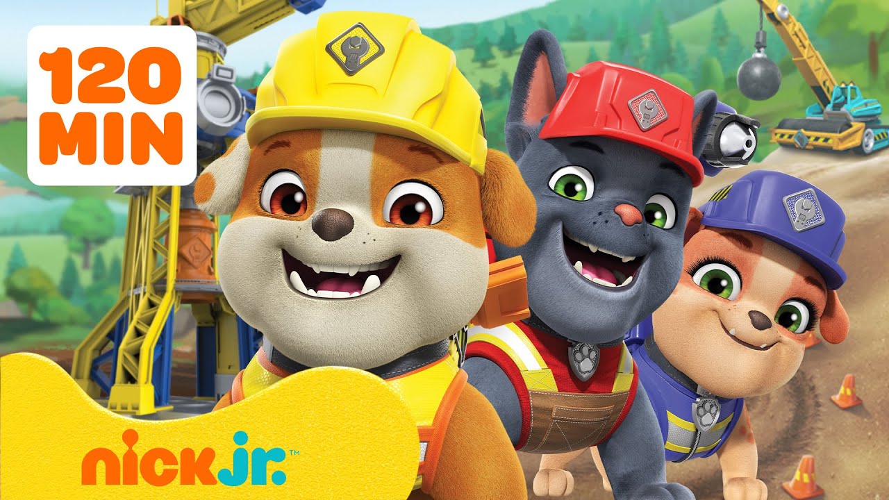 Rubble i jego Ekipa | Rubble w akcji ratunkowej z dżwigiem! | 2 godziny | Nick Jr. Polska