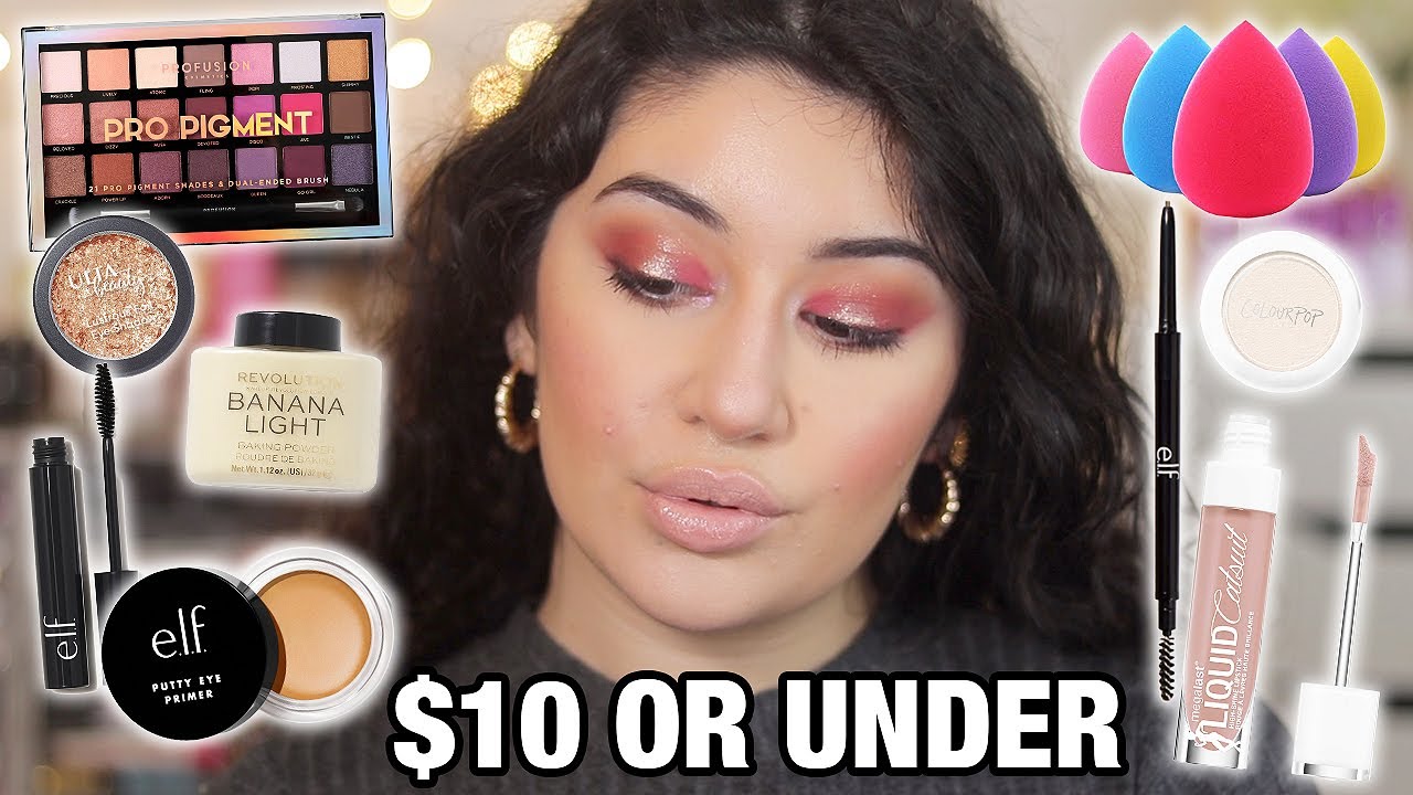 FULL FACE NOTHING OVER $10 | AFFORDABLE MAKEUP TUTORIAL