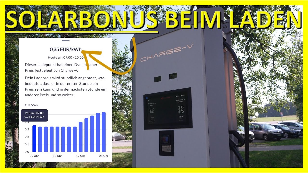 DC-Schnelllade-Säulen mit SOLARBONUS für max. 39ct/kWh!