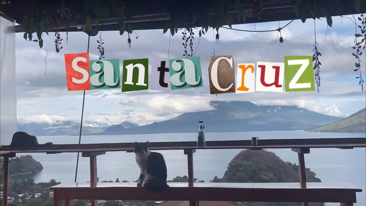 หมู่บ้านคนฮิปสเตอร์ Santa Cruz ที่ Lake Atitlan เห็นวิว Fuego | Guatemala ep.6