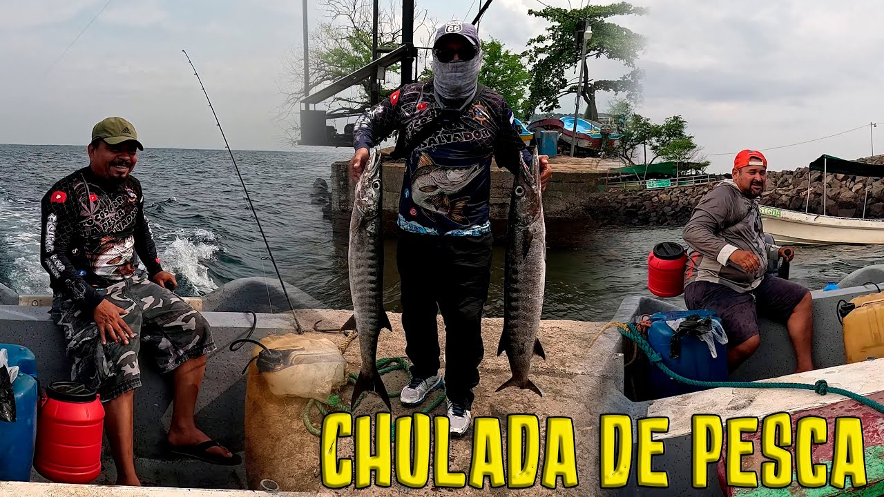 Un trolling de locos en Acajutla, Sonsonate.