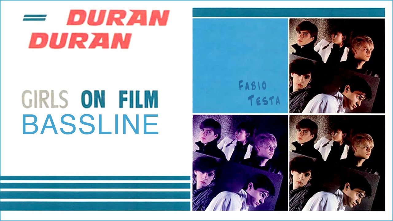 Duran Duran Bass Line - Girls on Film - with score, tab and play along