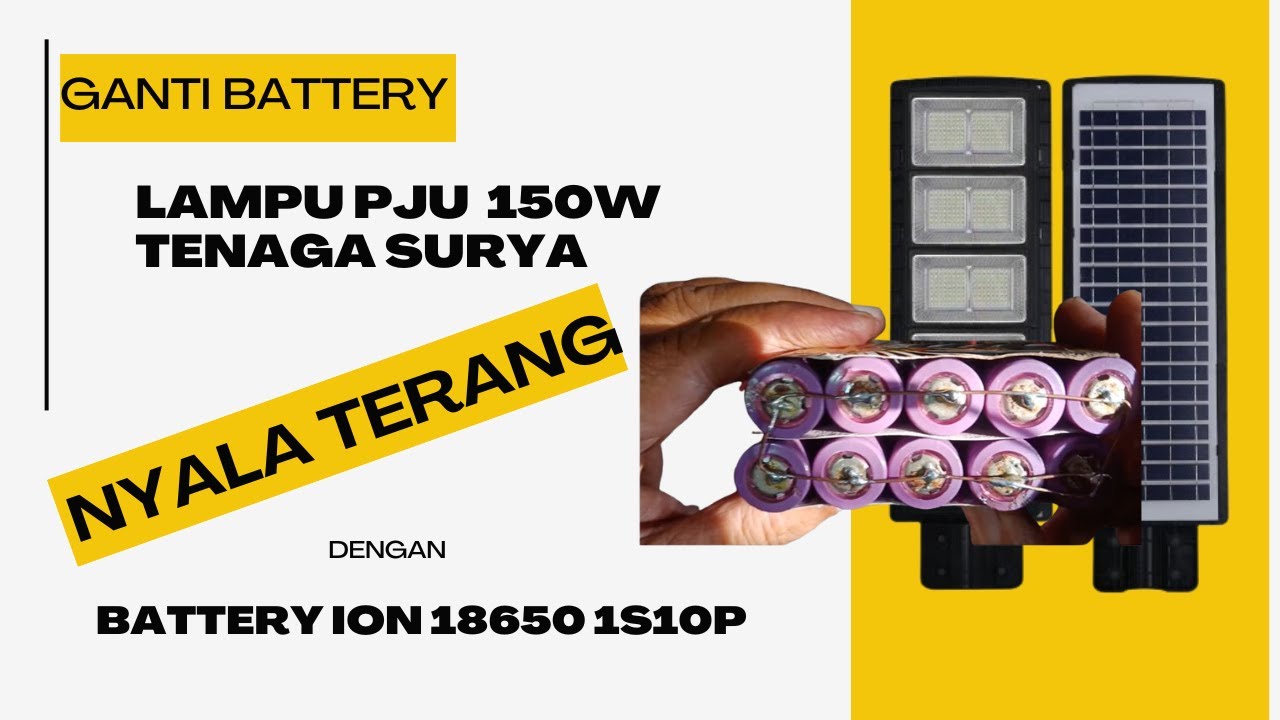 Kelebihan Baterai Lithium Ion untuk Lampu PJU  Lebih Terang & Tahan Lama