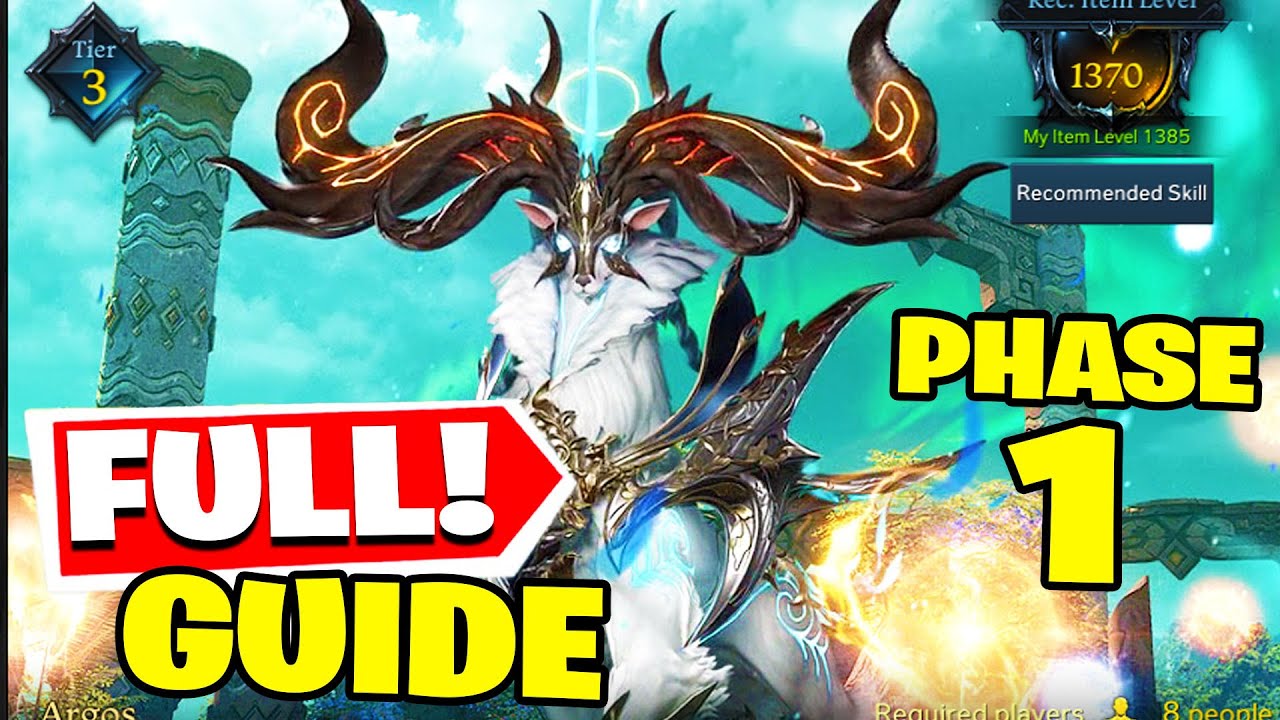 Argos Phase 1 Mechanics lost ark - Argos p1 Full Guide