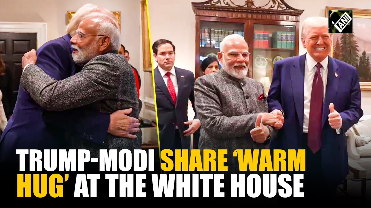 “We missed you a lot…” Trump-Modi hug it out at the White House