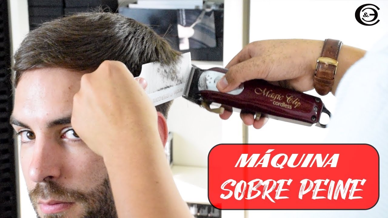 CÓMO HACER MAQUINA SOBRE PEINE | Técnicas - Corte y Estilo TV