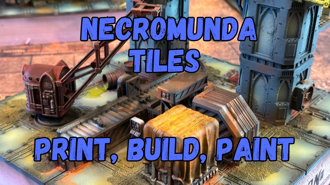 Распечатайте, соберите и раскрасьте плитку из Necromunda | The Conveyer