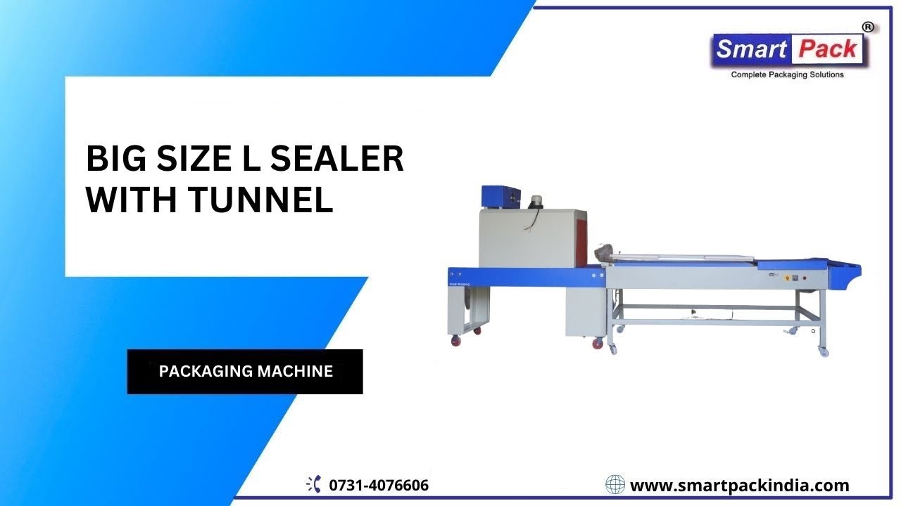 Big Size L Sealer with Tunnel  (Sealing Machine) CONTACT- +91 9109108483