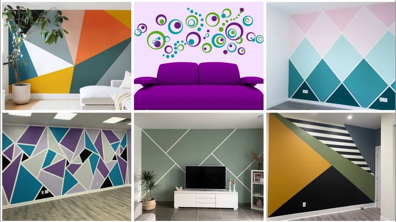 Top 50 ! 3D Geometric Wall Paint Design Ideas 2025 | Wall Paint Ideas | Wall Decor Idea #home #paint