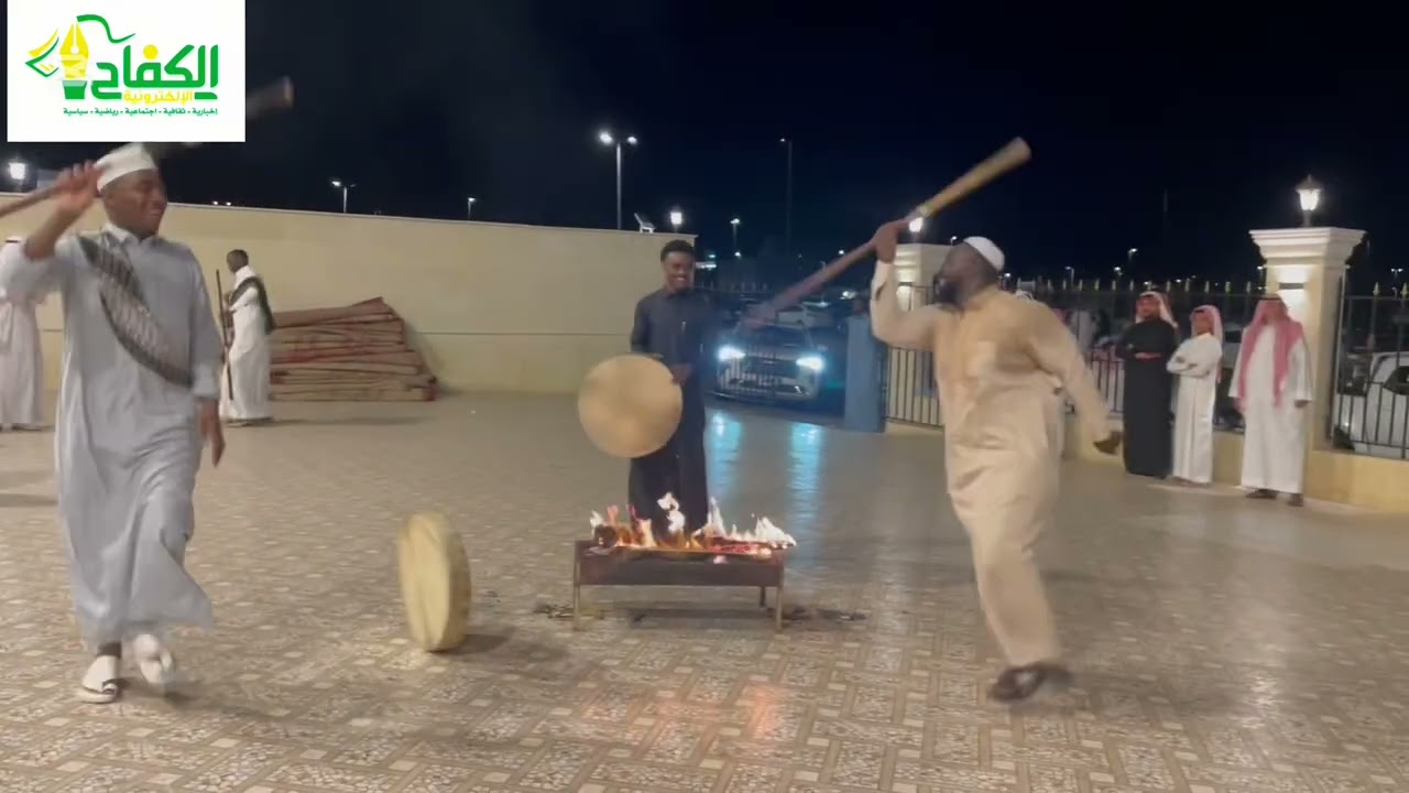 لعبة المزمار  في زفاف عمار حسن حسين الشريف  