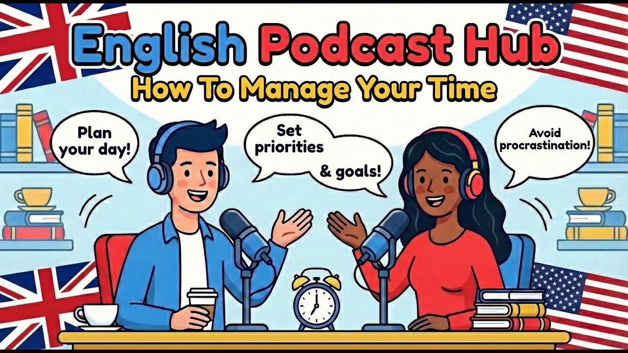 Learn English Quickly With Podcast | How To Manage Your Time