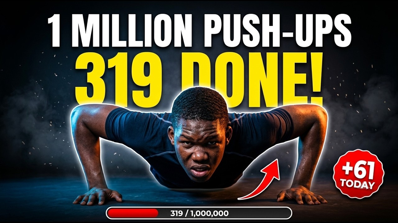 Road to 1 Million Push-Ups: 319 Completed | 61 Today