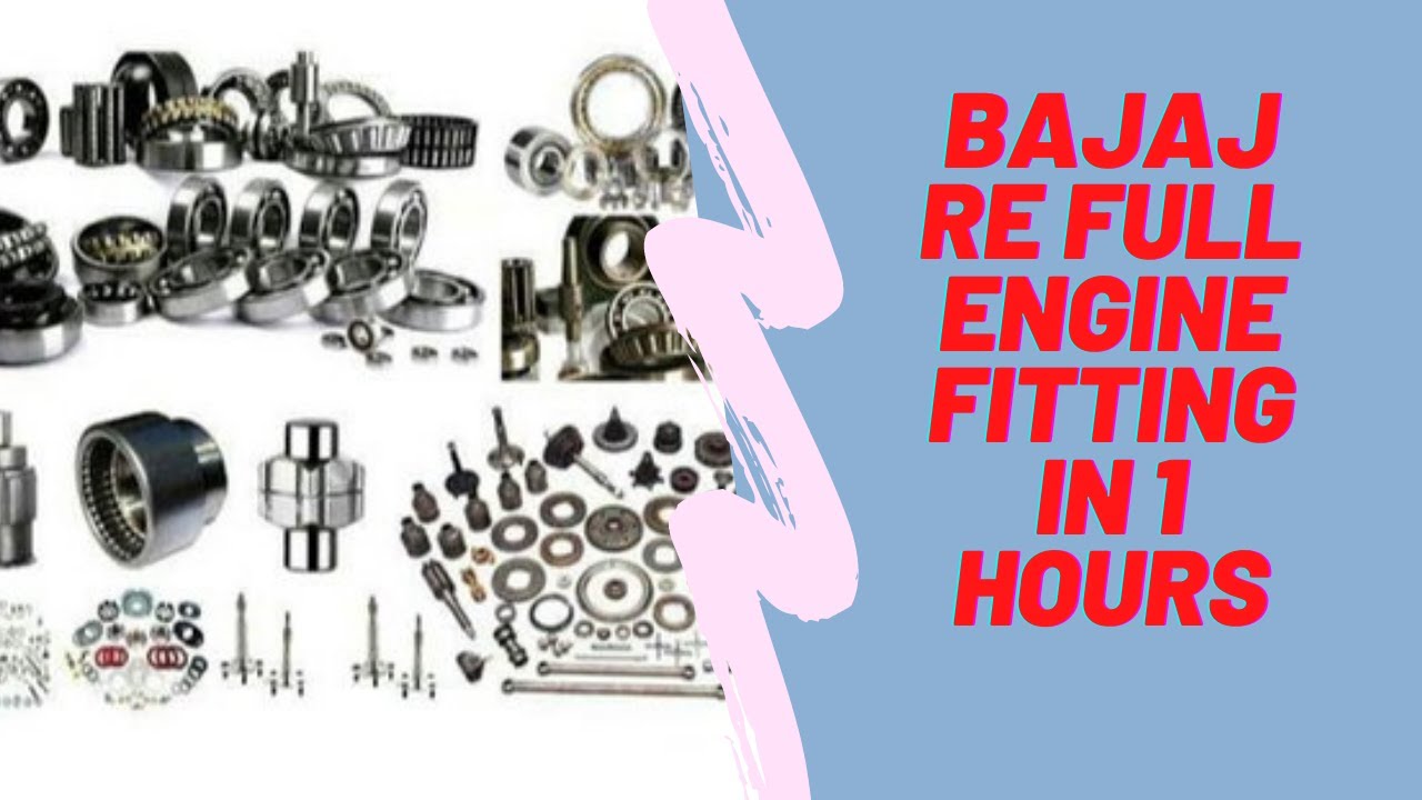 BAJAJ  RE 205 COMPACT FULL ENGINE, BY THE MECHANIC STORE