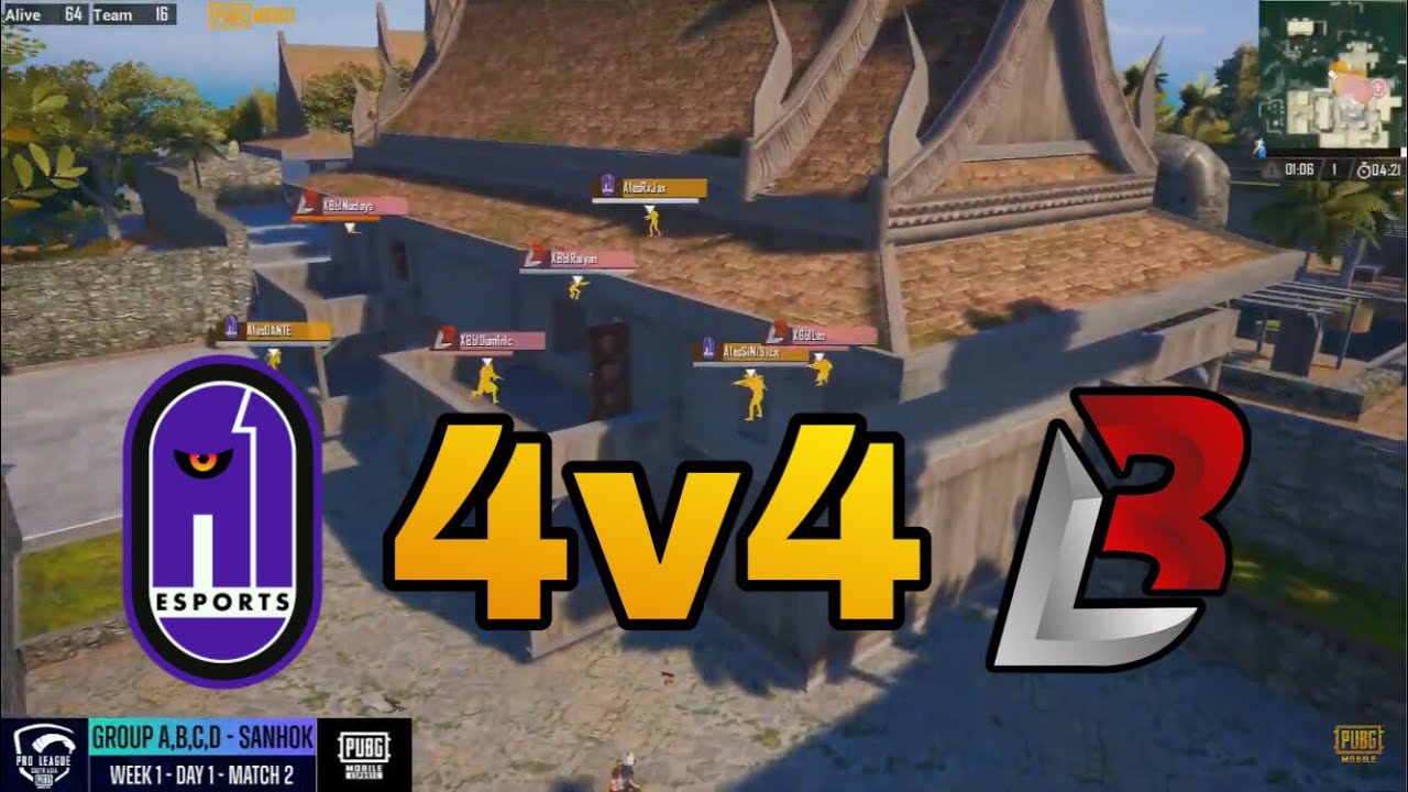 A1 Esports vs XB BLOOD LEGION | 4 v 4 Fight