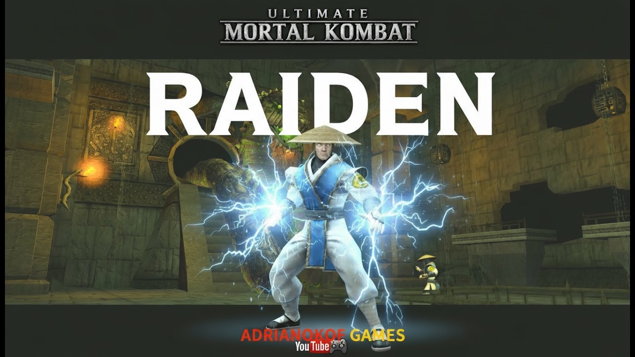 Mod V 2 Ultimate Mortal Kombat Shaolin Monks Com RAIDEN! Em 4K ps2 Emu PARTE 9