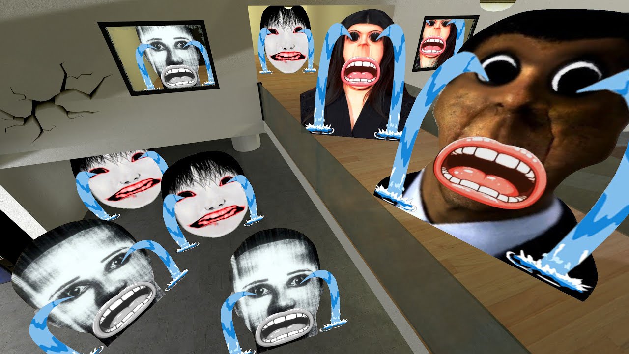 Give My Food Back !! Crying Obunga, Rosalia, Selene, Yoshie | Nextbot Chase GMOD
