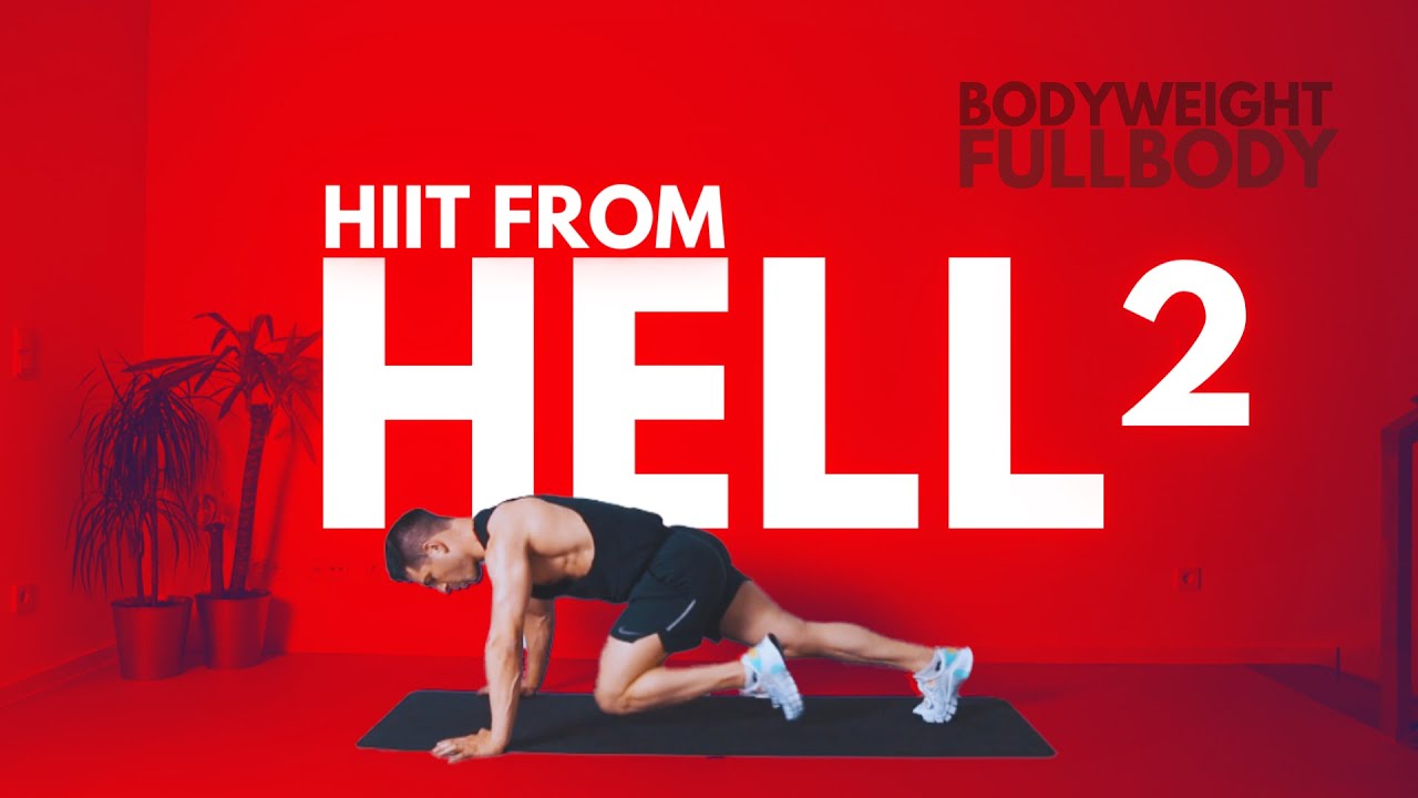30 minute INTENSE Bodyweight HIIT Workout