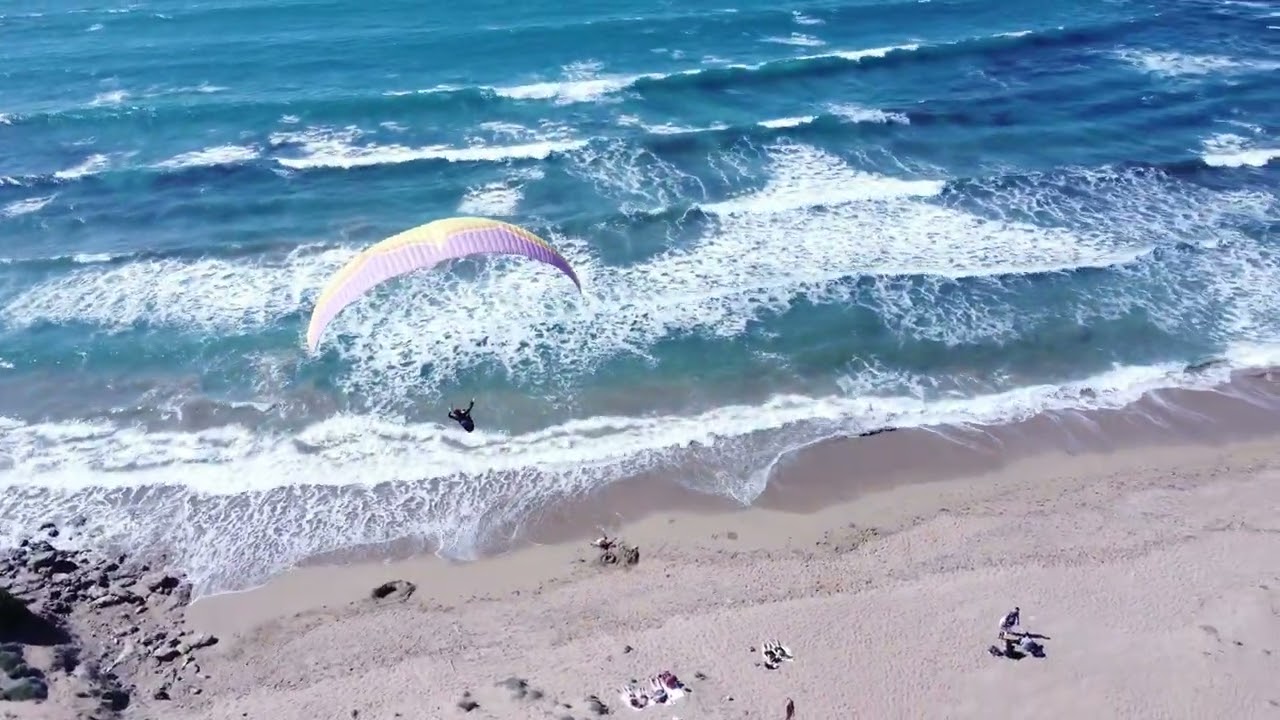 Paragliding in Lara Beach, Paphos, Cyprus