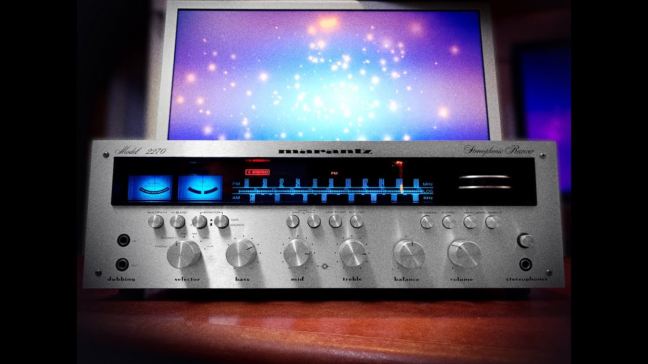 MARANTZ 2270 1972 Reciever Sound Testing