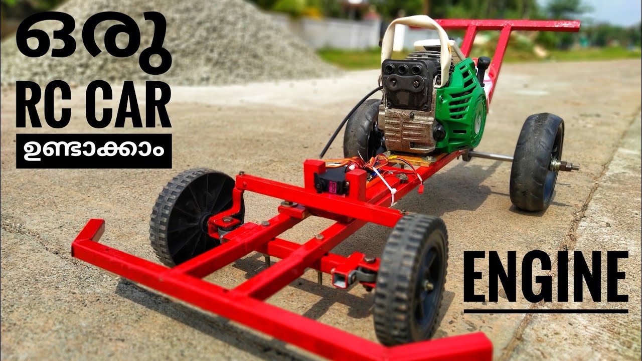 ഒരു കിടിലൻ Rc Car ഉണ്ടാക്കിയാലോ | How to Make Remote Control Car with Chainsaw Engine | Flitehub