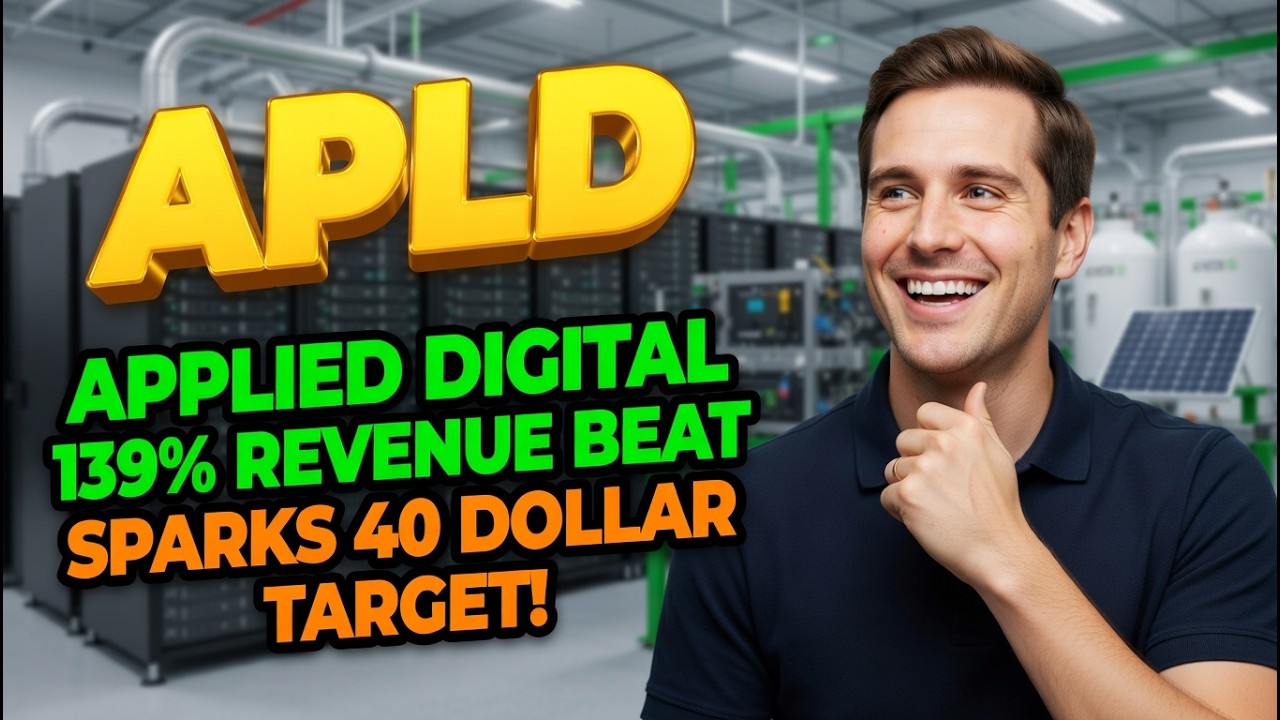 Applied Digital Earnings Explosion! 139% Beat! $40 Target Confirmed! APLD Stock Analysis