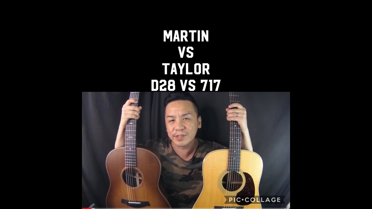MARTIN VS TAYLOR — D28 VS 717 BUILDERS EDITION — ОБЗОР ГИТАРЫ В СИНГАПУРЕ