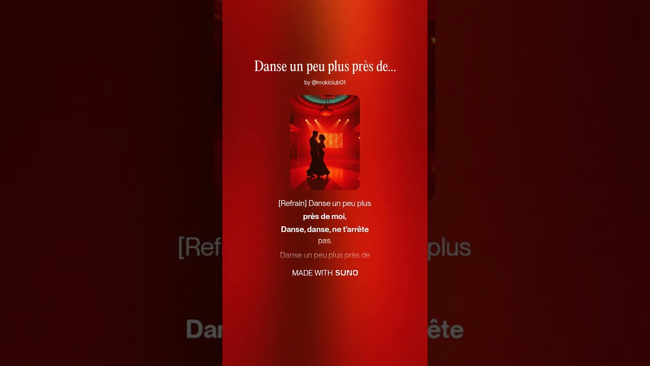 Danse un peu plus près de moi – French Cha-Cha 💃✨ v2