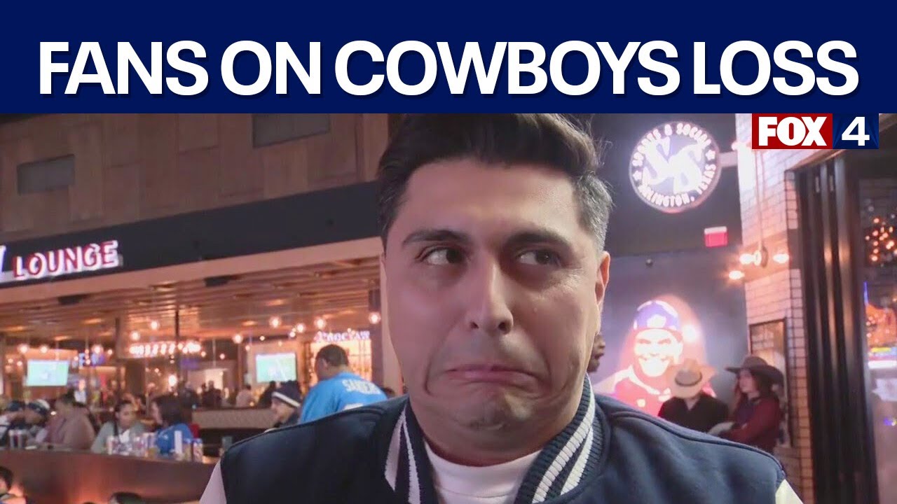 Fans react to Dallas Cowboys loss to the Detroit Lions