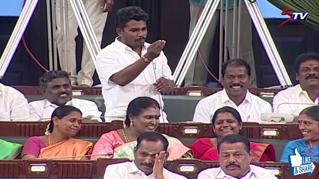 AIADMK MLA Prabhu Speech at Tamil Nadu Assembly today 17/02/2020|P. Dhanapal |STV