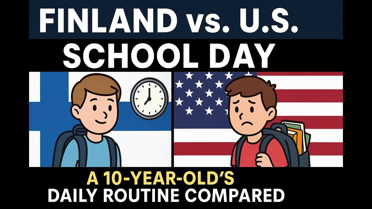 Finland vs. U.S. School Day A 10-Year-Old’s Daily Routine Compared