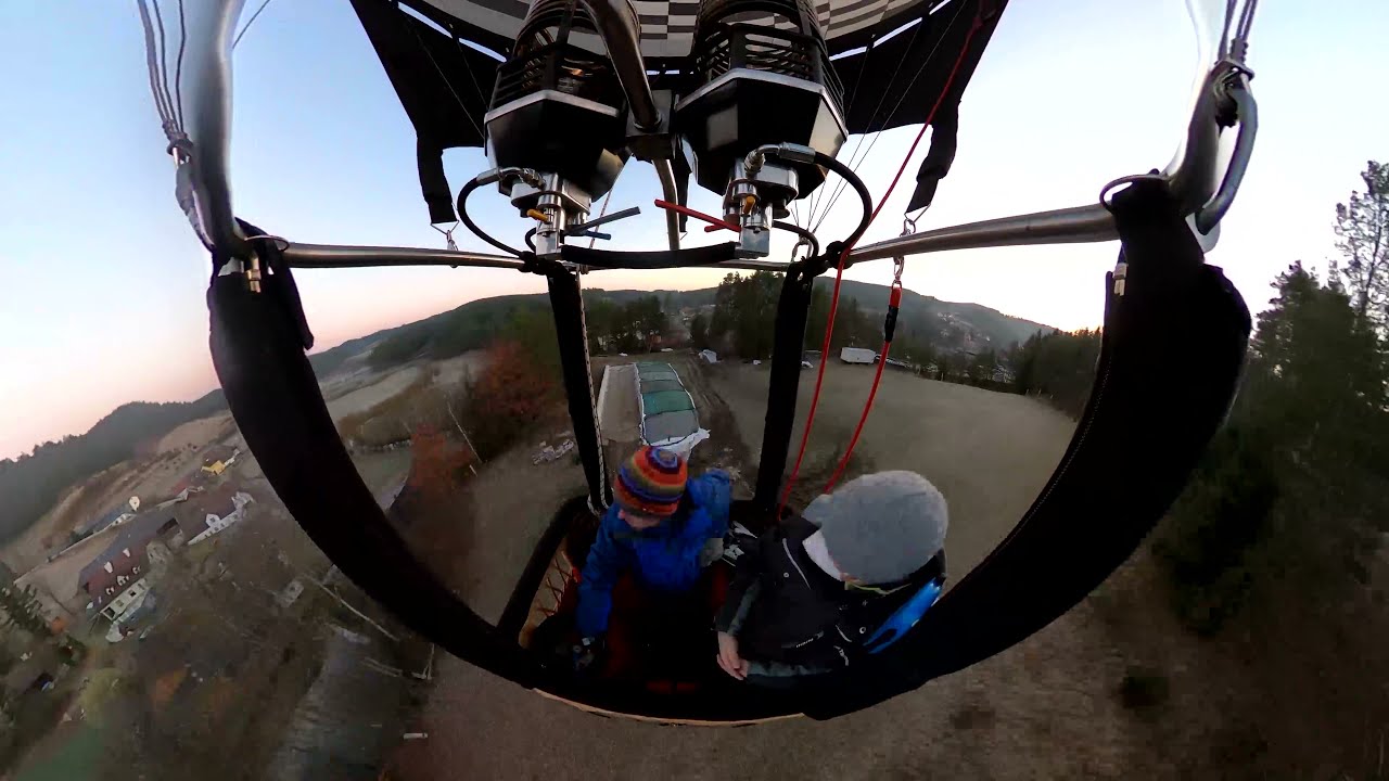 Ballonfahrt Waldviertel Zeitraffer M&auml;rz 2021