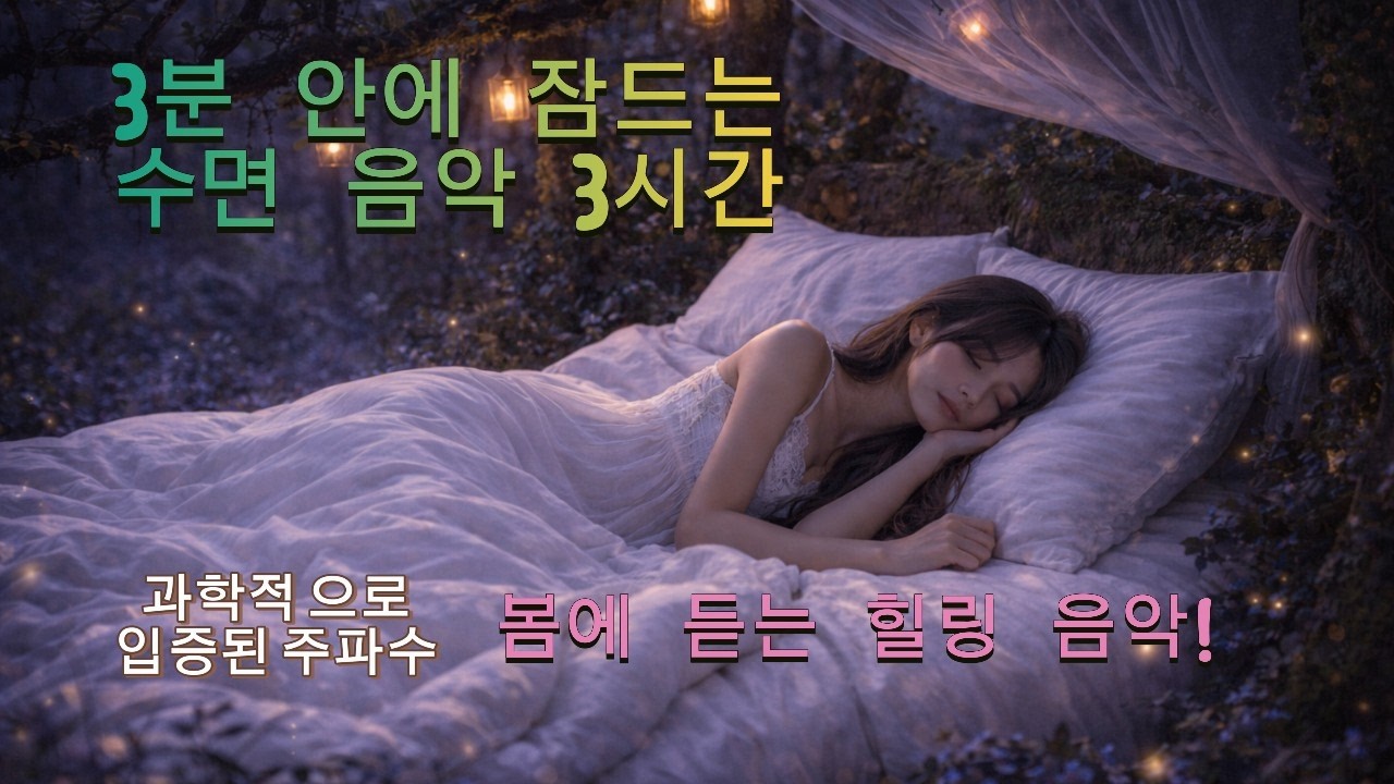 🌿숲속 요정의 속삭임🌿봄 의 속삭임🌙듣자 마자 바로 잠드는 432Nz 알파파 수면&힐링 음악 | 뇌를 잠재우는 깊은 휴식 l 뇌파 안정 힐링,Forest Fairy Sleep