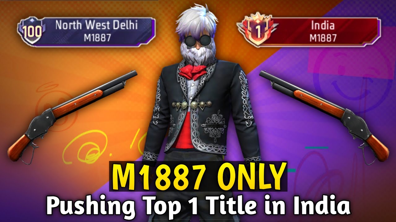 Pushing Top 1 Title In M1887 | Solo Br Rank Weopon Glory Push Season 39 | Ep-1