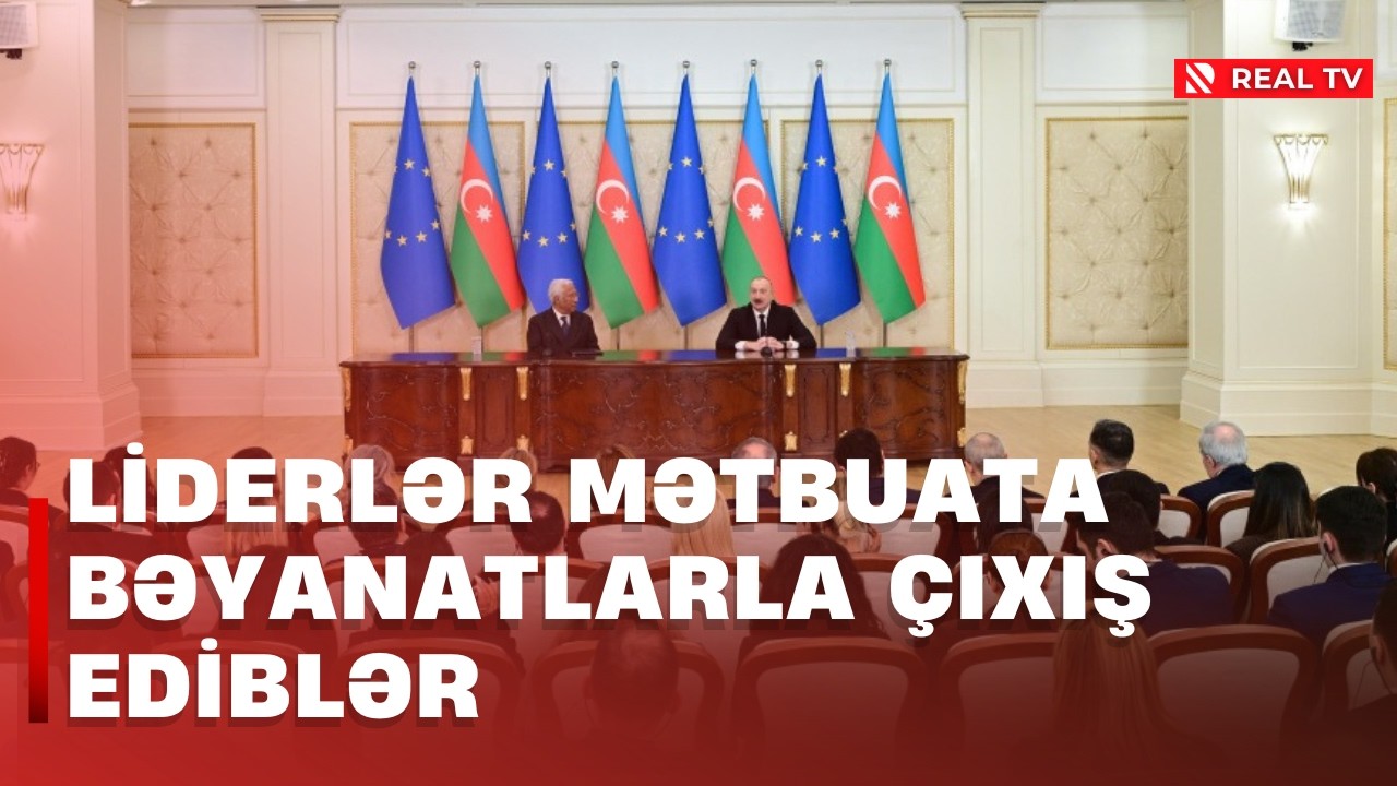 Liderlər mətbuata bəyanatlarla çıxış ediblər