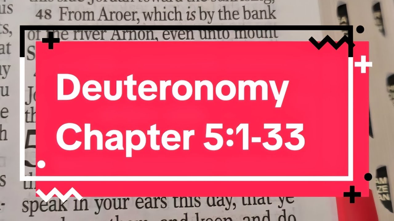 Daily Bible Reading Deuteronomy Chapter 5:1-33 #wordofGod #dailydevotions #dailybiblestudy #Bible