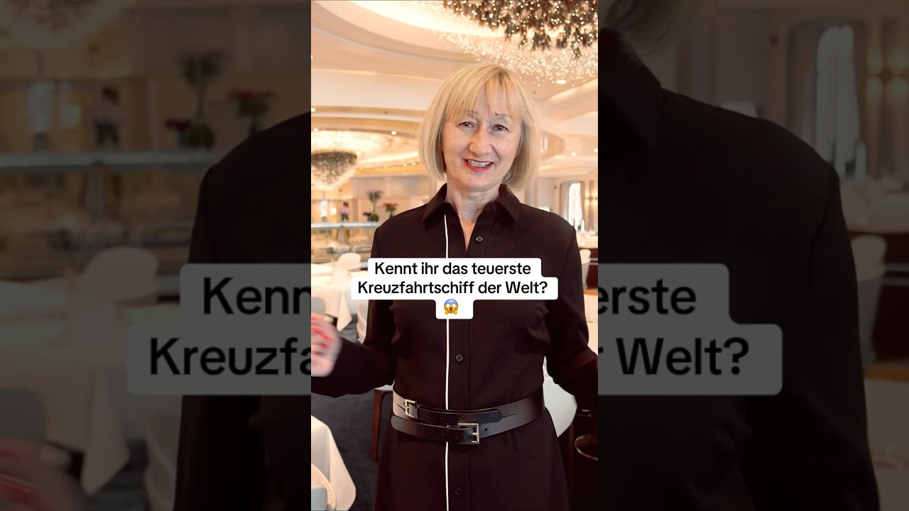 MS EUROPA: Das luxuri&ouml;seste #kreuzfahrtschiff der Welt #mseuropa #cruise #hapaglloydcruises #werbung