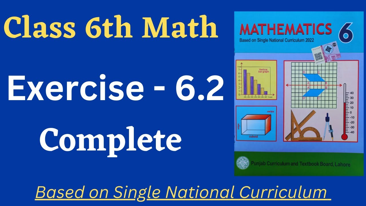 Class 6 Math New Book Exercise 6.2 [ Complete ] Class 6th Math New Book Unit 6 Exercise 6.2
