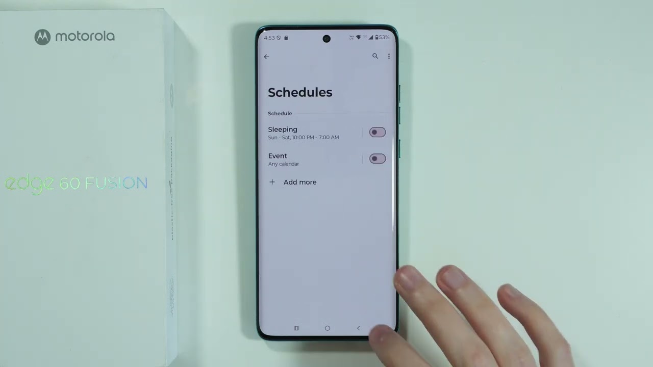 Motorola Edge 60 Fusion: как найти настройки режима &laquo;Не беспокоить&raquo;