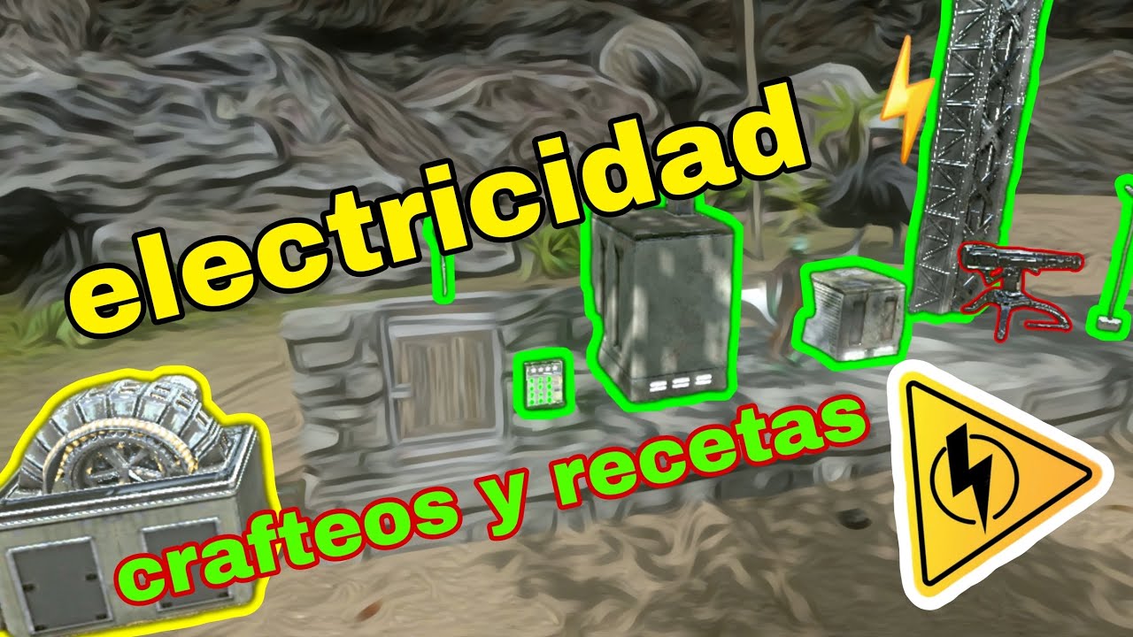 electricidad generador conexiones gasolina crafteos relacionados y par de curiosidades ark mobile