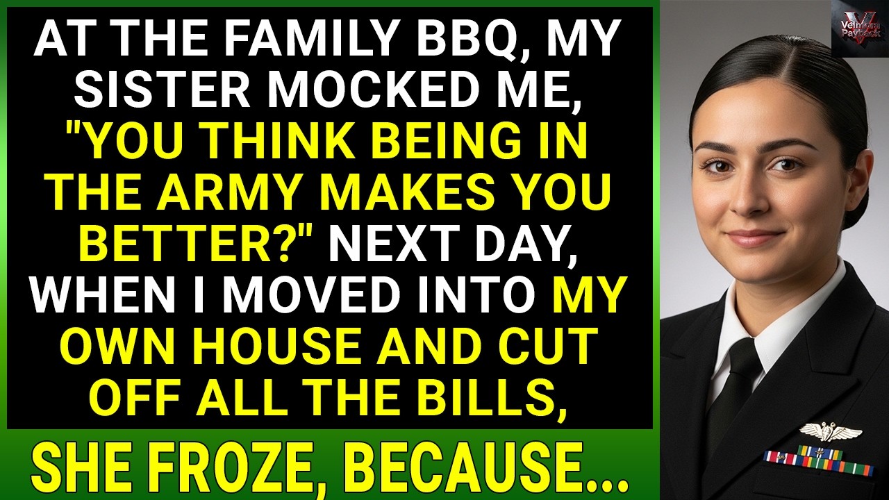 My Sister Laughed at Me at the BBQ, But Next Day, My Move Left Everyone Speechless...