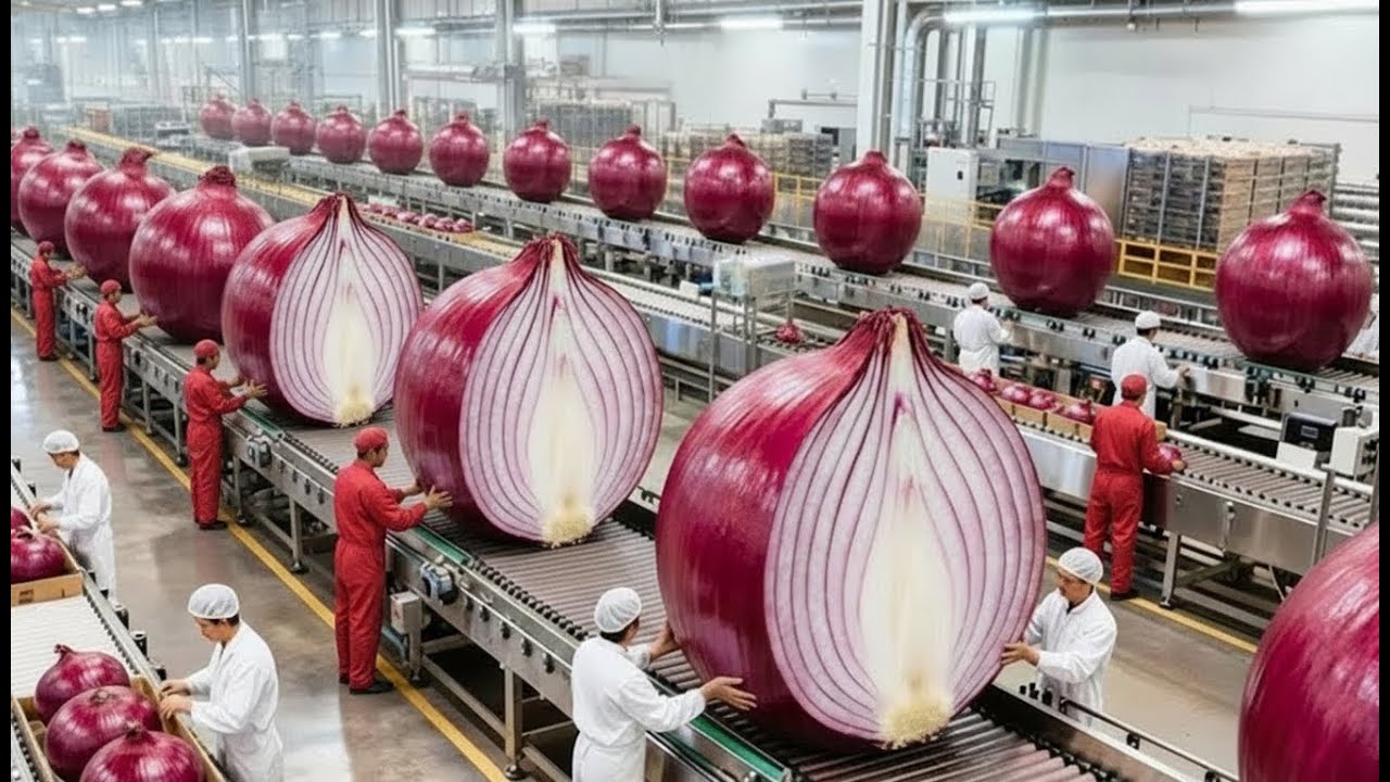 Inside the modern Onion Powder US Factory exposed : From Raw Onions to Premium Powder (Full Process)