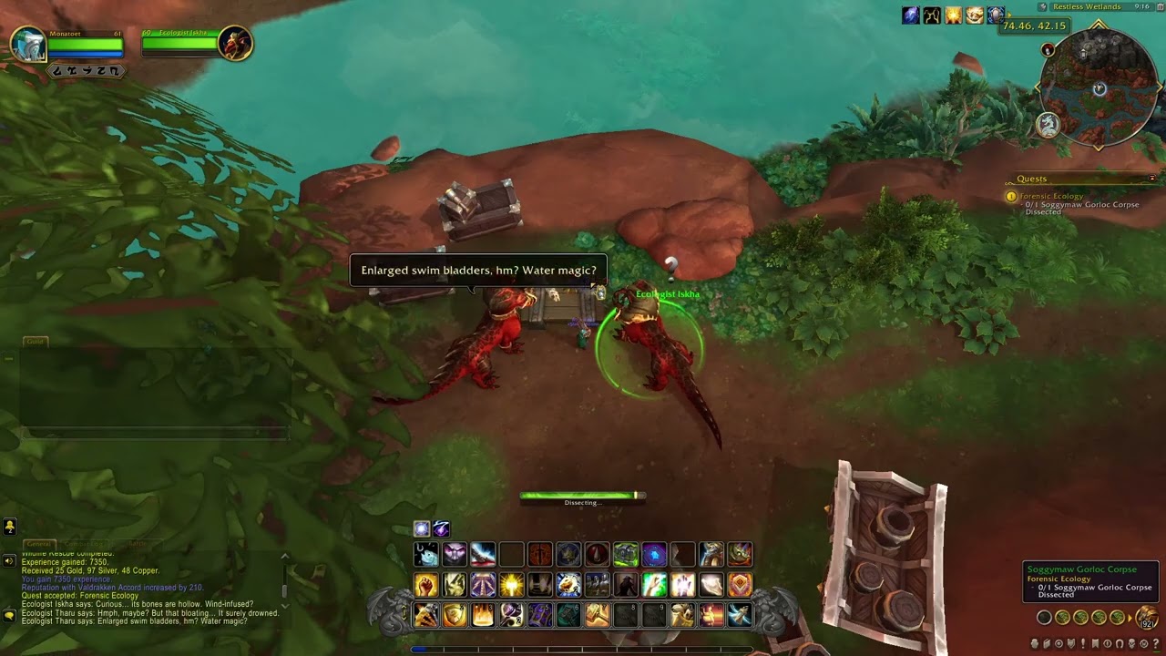 Dragonflight Quest 26: Forensic Ecology (WoW, human, paladin)