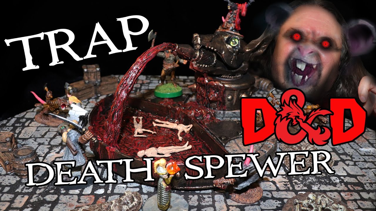 Mutant Rat Altar Trap for DnD ⚔ Making a Trap for Theme and Function (No Mid Vid Ads)