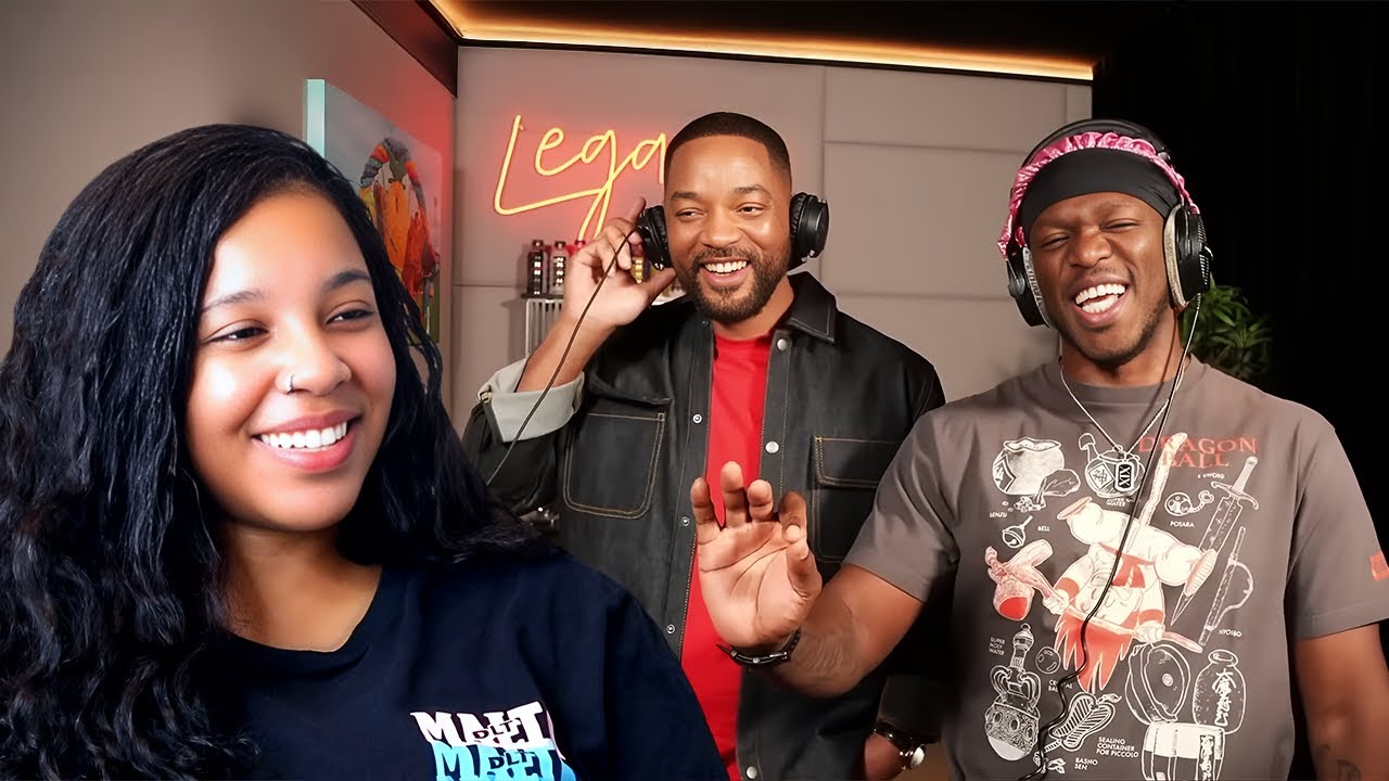 KSI TRY NOT TO LAUGH WITH WILL SMITH | Reaction