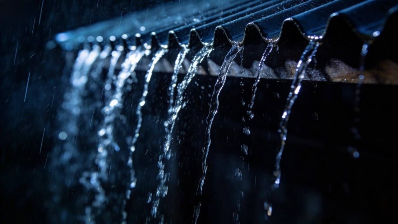 👉 Chuva Forte no Telhado de Metal para Dormir Profundamente (2 Horas)