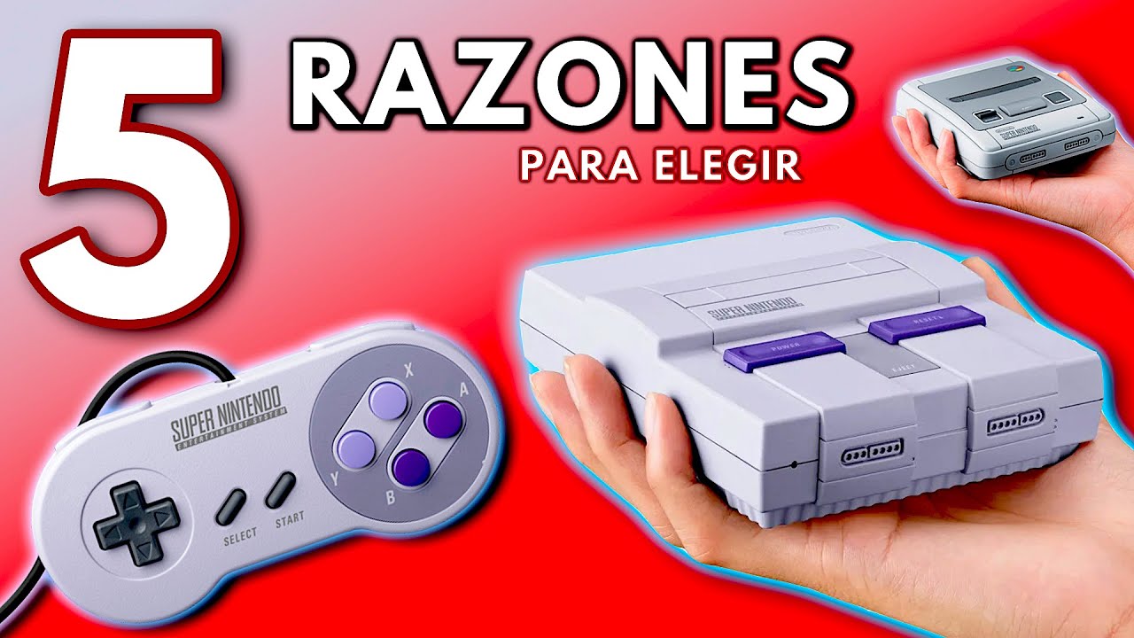 5 RAZONES para adquirir una SNES MINI  - Super Nintendo Classic Edition  - 🎮😮 || Jugamer