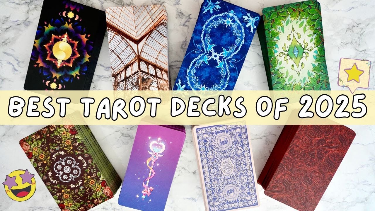 The BEST Tarot Decks of 2025🥳 My TOP 10 Tarot Of The Year 🏆