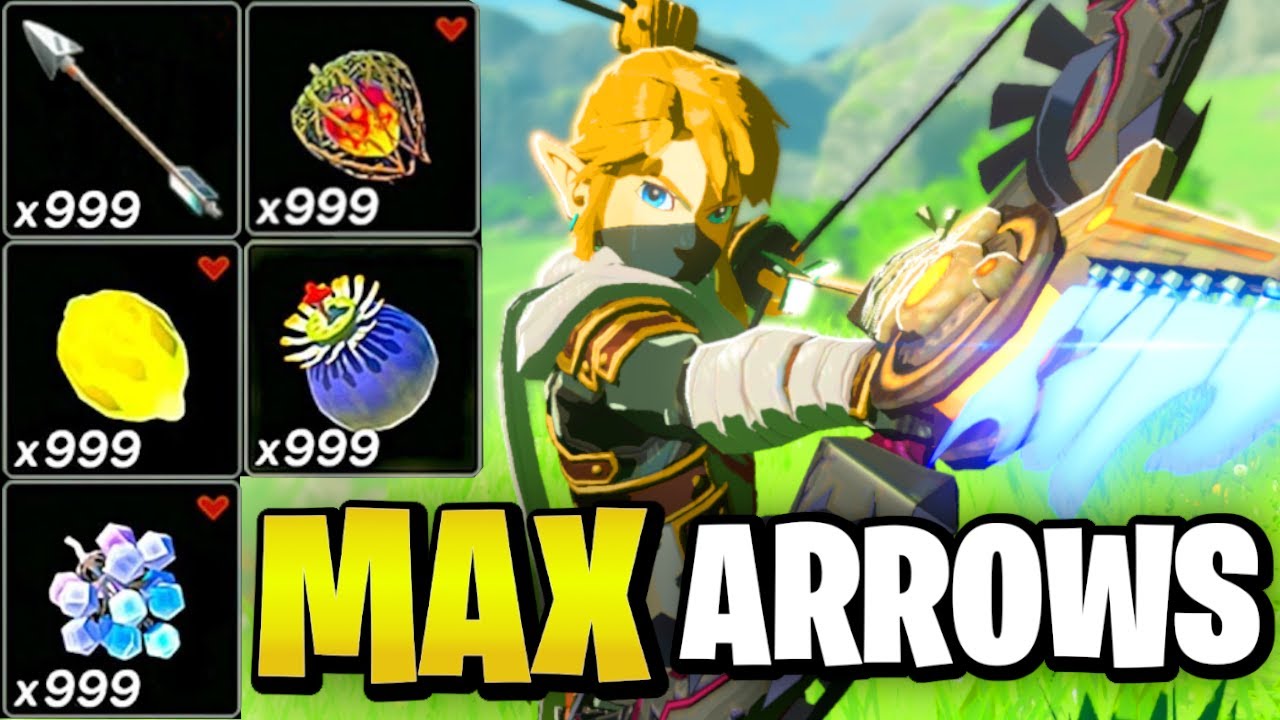ЛУЧШИЙ СПОСОБ ПОЛУЧИТЬ МАКСИМУМ СТРЕЛ И ВСЕ ФРУКТЫ в Zelda TotK!